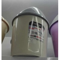 Plastic rubbish bin with lid, A-172