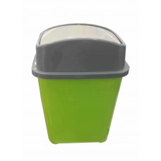 Plastic rubbish bin with lid, A-174