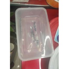 650ml square take away containers with lid, A370